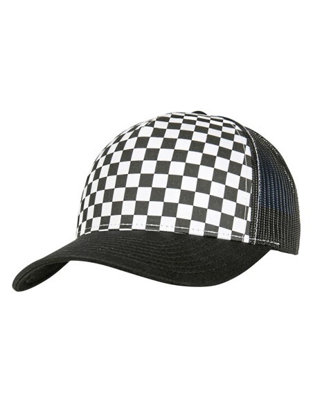 FLE-6506CB-Checkerboard Retro Trucker 2